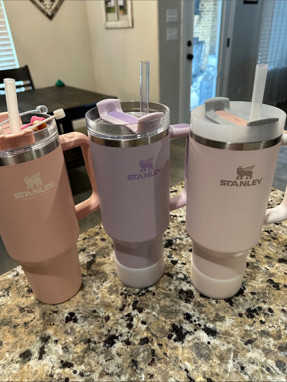 Stanley 40oz Insulated Tumbler Set in Pink, Lavender & Light Pino